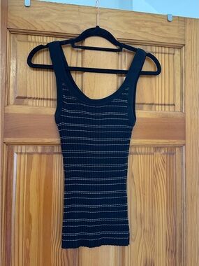 NWOT Theory Navy Ribbed Tank Top - P